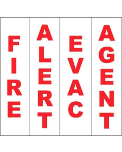 System Sensor DECAL-R RED DECALS F/ WALL MNTS.10 PACK