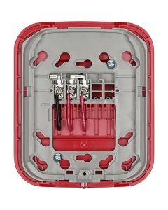 System Sensor WAV-RL SWIFT Wall Mount AV Base for L-Series AV Devices, Red