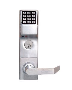 DL3500CRL US26D Alarm Lock Integrated and Pushbutton