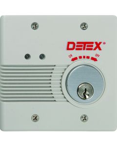 Detex EAX-2500F GRAY Flush Mount AC/DC Powered Alarm