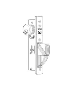 MS1851S-210-628 Adams Rite Aluminum Door Deadlocks