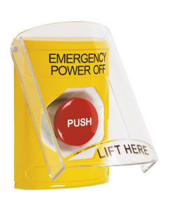 Safety Technology SS-2224PO-EN Stopper Station, Yellow