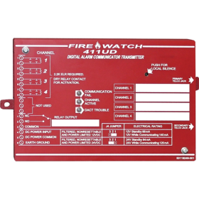 FireLite Alarm 411UD Slave Digital Alarm 4  Input Channels 