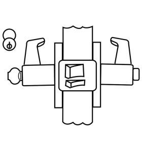 UT5251 ESE 612 LH CL6 Corbin Russwin Locks, Cylinders, Cores, Keyblank